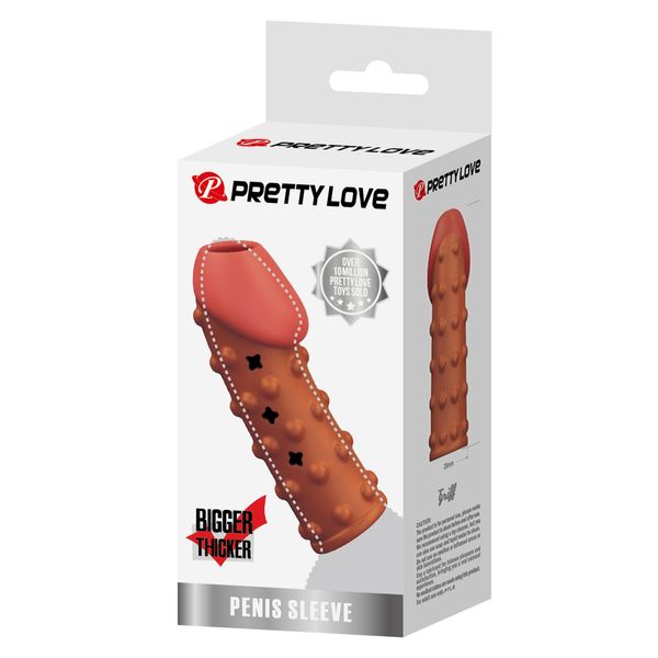 Pretty Love Penis Sleeve, Tpr, Waterproof zdjęcie 7