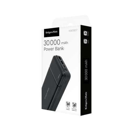 Power bank 30000mAh 2xUSB USB-C kabel KrugerMatz na Arena.pl