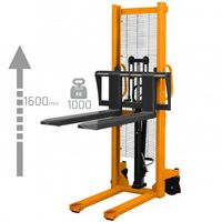 WÓZEK PALETOWY MASZTOWY REGULOWANE WIDŁY CORMAK WRHS1016 1000KG 1600MM