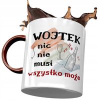 Kubek Bordowy Dla Wojciecha Wojtka Kolegi Prezent Z Nadrukiem Ze Zdjęciem
