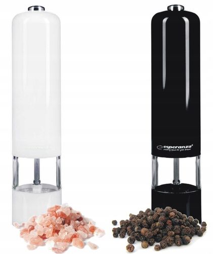 ELEKTRYCZNY MŁYNEK DO PIEPRZU I SOLI 2SZT+ BATERIE na Arena.pl