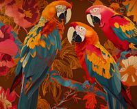 Plakat 76x60,5cm Kolorowe Ary