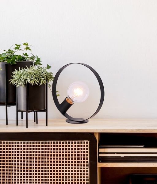 Nexo lampa stołowa 1x40W E27 czarny zdjęcie 2