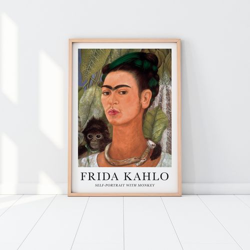 Plakat cyfrowy do wydruku Frida Kahlo na Arena.pl
