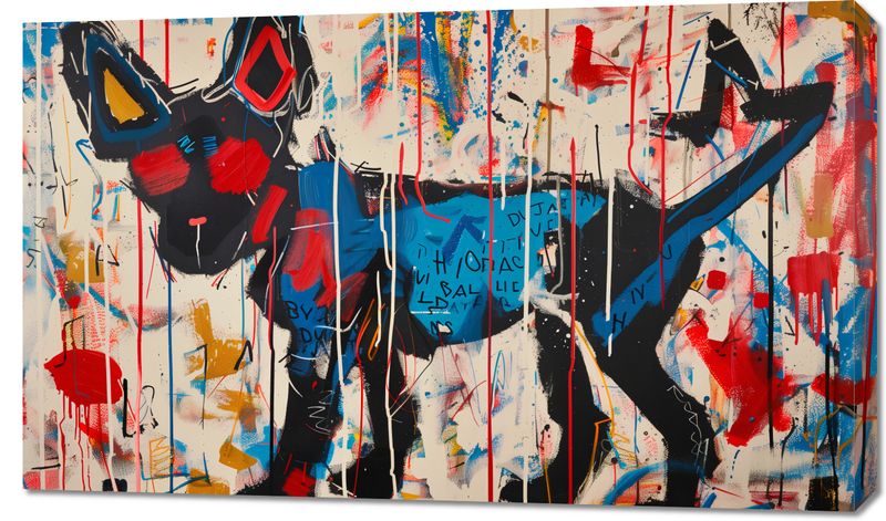 Obraz 100x60cm Miejski Pies zdjęcie 1