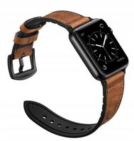 PASEK RETRO SKÓRZANY APPLE WATCH 1 2 3 4 5 6 7 8 9 SE / 42mm 44mm 45mm 49mm