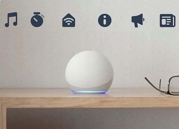 Głośnik inteligentny Amazon Echo Dot 4 biały zdjęcie 11