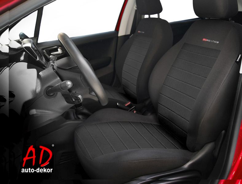 Uniwersalne welurowe pokrowce ELEGANCE P4 do SUZUKI CELERIO zdjęcie 3