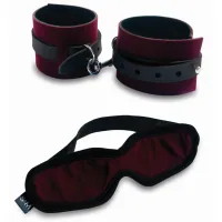 s&m enchanted kit burgundy - zestaw akcesoriow do lekkiego bondage