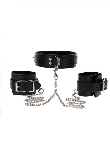 heavy collar and wrist cuffs black na Arena.pl