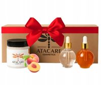 Świąteczny zestaw do pielęgnacji dłoni ATACARE peeling i 2 oliwki