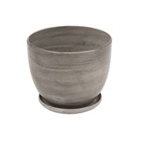 DONICZKA CERAMICZNA BARYŁKA 3 Beton 19x15 cm