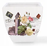 Osłonka ceramiczna doniczka ogród balkon taras