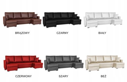 Narożnik Varius BIG rozkładany funkcja spania pojemniki Family meble na Arena.pl