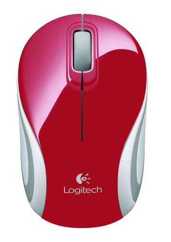 Mysz Logitech Wireless Mini Mouse M187 (910-002732) Czerwona na Arena.pl