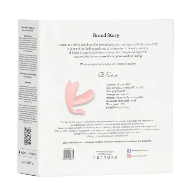 Silicone Vibrator 7 vibration modes - Heating + APP zdjęcie 5