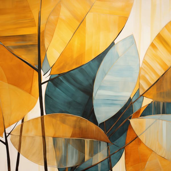 Plakat 60x60cm Harmonia Odcieni zdjęcie 1