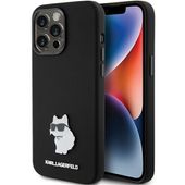 Karl Lagerfeld KLHCP15XSMHCNPK iPhone 15 Pro Max 6.7" czarny/black Silicone