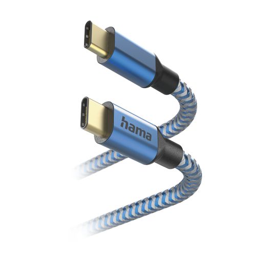 Kabel HAMA Ładujący/data Reflected USB-C - 1.5m Niebieski na Arena.pl