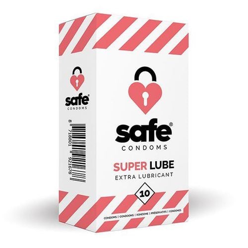 safe - condooms super lube extra glijmiddel (10 stuks) na Arena.pl