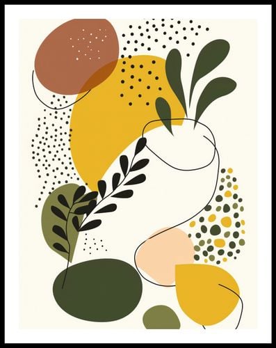 Plakat 50x65cm Botaniczne Impresje na Arena.pl