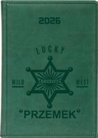 GRAWEROWANY KALENDARZ DZIENNY A5 2026 PERSONALIZOWANY NAPIS IMIĘ