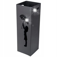 Solidny metalowy Parasolnik 60 cm kolor czarny