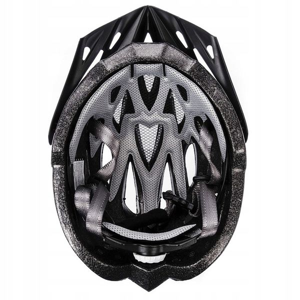 KASK ROWEROWY REGULOWANY METEOR GRUVER L 58-61cm siatka otwory wentylacyjne zdjęcie 3