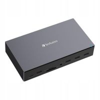 Stacja dokująca Verbatim USB-C Pro CDS-17 3xHDMI 2xDP RJ-45 5xUSB 2xUSB-C S