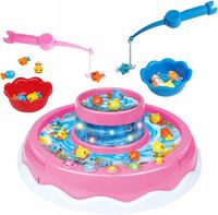 Gra HAPPY FISHING Łowienie rybek, rybki (różowa)