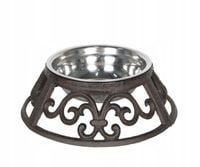 Clayre &Eef Miska na metalowym stojaku - Ø 23*8 cm