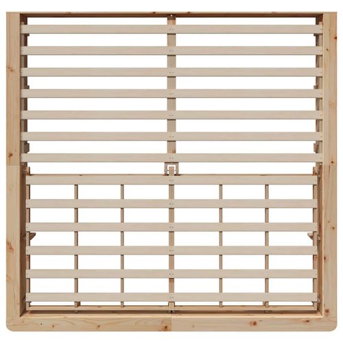 Ramka łóżka z przechowywaniem Brązowy 180 x 200 cm drewno na Arena.pl