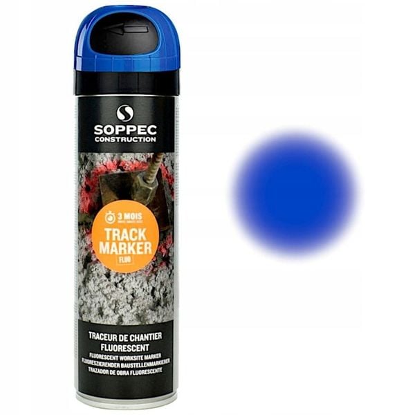 FARBA GEODEZYJNA SPRAY SOPPEC TRACK MARKER 12szt zdjęcie 10