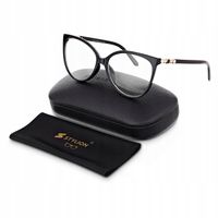 Damskie Okulary Zerówki do KOMPUTERA TV Smartfon BLUE LIGHT Kocie POLARZONE