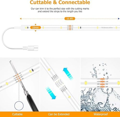 Pryeu Taśma LED 5m Warm White 12V ‎3000K na Arena.pl