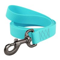 Wodoodporna świecąca smycz dla psa WAUDOG szer. 20mm, dł. 183 cm turkusowa