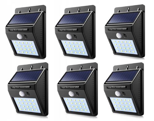 6x HALOGEN SOLAR ŚCIENNY 20LED Z CZUJNIKIEM na Arena.pl