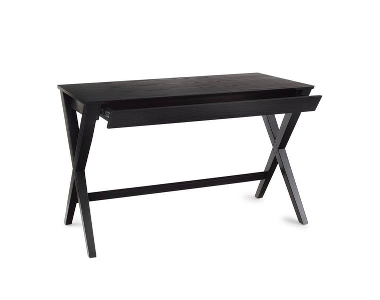 Czarne nowoczesne biurko Writex Black zdjęcie 1