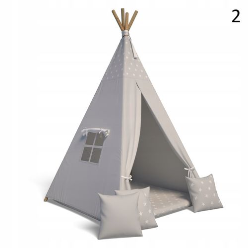 Namiot TiPi Wigwam + 3 szt poduszka + mata na Arena.pl