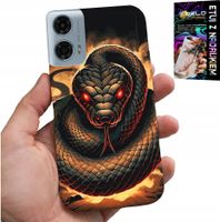 ETUI DO MOTOROLA MOTO G85 5G - WĄŻ, WĘŻE KOBRA GRZECHOTNIK CASE + FOLIA