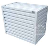 Osłona klimatyzatora - pompy ciepła 90x50x110 cm biały ID460