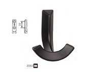 Nowoczesny wieszak Schwinn Z093 czarny mat