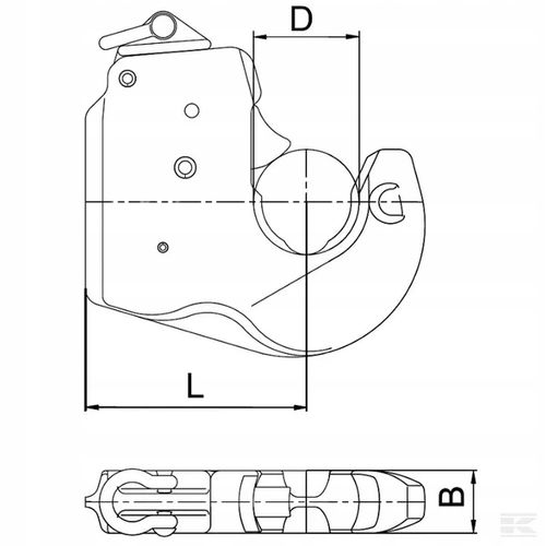 LA401000 Hak sprzęgający CBM, cat 4 na Arena.pl