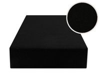 Prześcieradło Z Gumką 160X200 Jersey Czarny