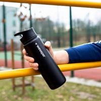 Kubek Termiczny Bidon Butelka Termiczna Stalowa z wymiennymi ustnikami 0,7l