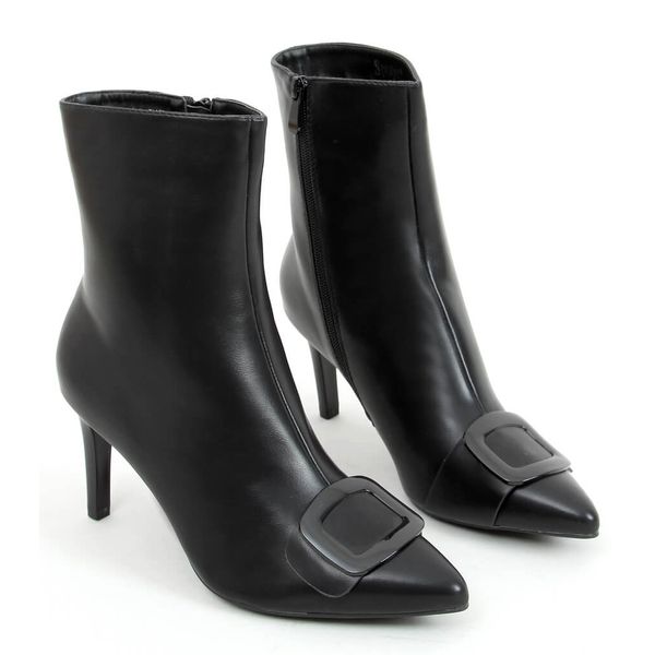 Botki na szpilce Black r.40 zdjęcie 2