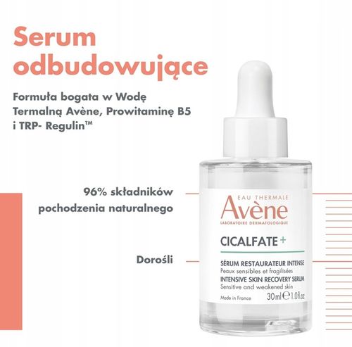 Avene Cicalfate+ serum intensywnie regenerujące 30 ml na Arena.pl