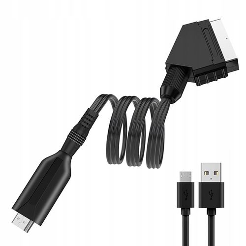 IRIS Kabel adapter konwerter z Euro / Scart do HDMI telewizor ekran ma HDMI na Arena.pl