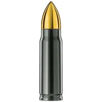 Termos w kształcie Pocisku - Army Green, Idealny na Wyprawy, 500 ml