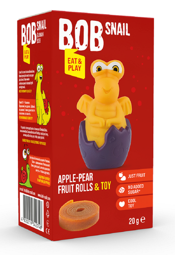 PrzekĄska Roll EAT &amp; Play JabŁko - Gruszka Z ZabawkĄ Bezglutenowa 20 g na Arena.pl